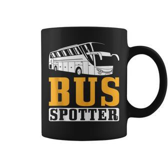 Bus Spotter Bus Spotting Busing Enthusiast Bus Spotter Coffee Mug | Mazezy