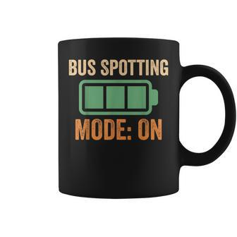 Bus Spotting Mode On Battery Coffee Mug | Mazezy