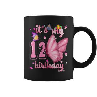 Butterfly Birthday Girl Princess 12Th Birthday Butterfly Coffee Mug | Mazezy