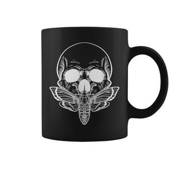Butterfly Skull Gothic Punk Punk Coffee Mug | Mazezy
