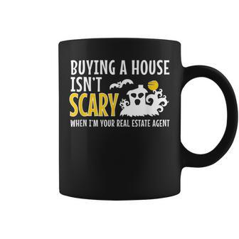 Buying A House Isnt Scary Real Estate Agent Halloween Coffee Mug - Thegiftio UK