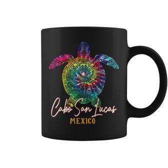 Cabo San Lucas Tie Dye Sea Turtle Matching Family Vacation Coffee Mug - Thegiftio