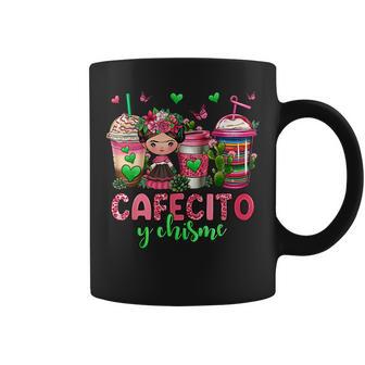 Cafecito Y Chisme Coffee Cups Coffee Mug - Monsterry