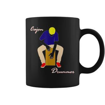 Cajon Drummer Coffee Mug | Mazezy AU