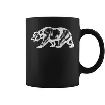 California Grizzly Bear State Flag Cali Republic Coffee Mug | Mazezy UK