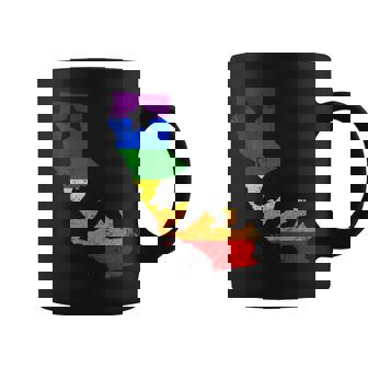 California Lgbtq Bear Lgbt Lesbian Gay Pride Month Rainbow Coffee Mug | Mazezy