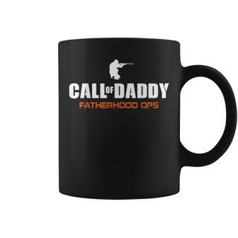Call Of Daddy Fatherhood Ops Army Fathers Day Coffee Mug | Mazezy