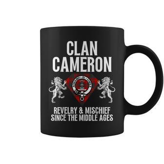 Cameron Clan Scottish Name Coat Of Arms Tartan Family Party Coffee Mug | Mazezy