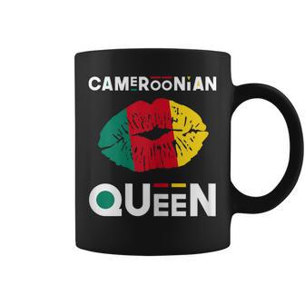 Cameroon Queen Lips Cameroonian Flag Africa Cameroon Gift For Womens Gift For Women Coffee Mug - Thegiftio UK
