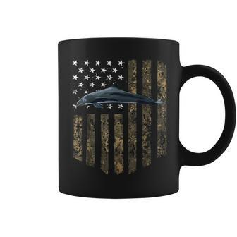 Camo American Flag False Killer Whale 4Th Of July Coffee Mug | Mazezy