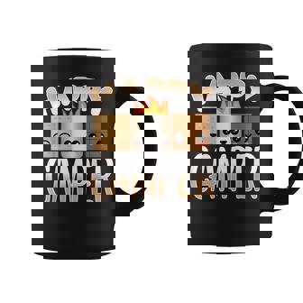 Campfire Camping Outdoor Friends Smores Happy Camper Coffee Mug - Thegiftio
