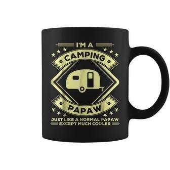 Camping Papaw Funny Camper Gifts Grandpa Coffee Mug | Mazezy