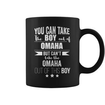 Can Take Boy Out Of Omaha Pride Proud Nebraska Patriotic Coffee Mug | Mazezy