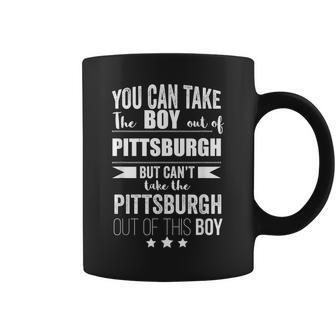 Can Take The Boy Out Of Pittsburgh Pride Proud Patriotic Coffee Mug | Mazezy