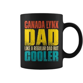 Canada Lynx Dad Like A Regular Dad But Cooler Coffee Mug | Mazezy