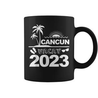 Cancun Vacation 2023 Beach Trip Reunion Family Matching Coffee Mug - Seseable