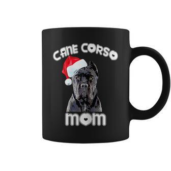 Cane Corso Mom Italian Mastiff Christmas Hat Gift Coffee Mug | Mazezy