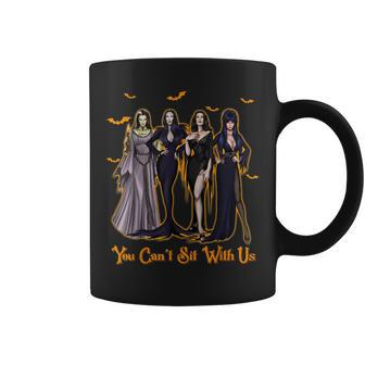 You Can't Sit With Us Ghoul Gang Horror Halloween Bride Coffee Mug | Mazezy UK