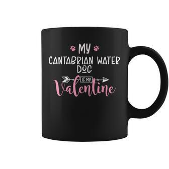 My Cantabrian Water Dog Is My Valentine Party Coffee Mug | Mazezy UK