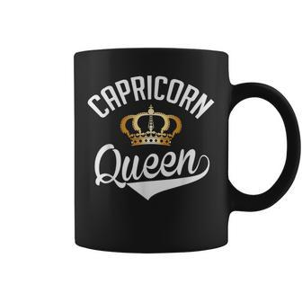 Capricorn Queen Zodiac Graphic Bday Christmas Mom Wife Coffee Mug | Mazezy UK