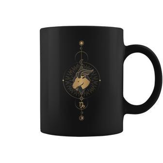 Capricorn Zodiac Symbol Cosmic Cool Astrology Lover Coffee Mug | Mazezy DE