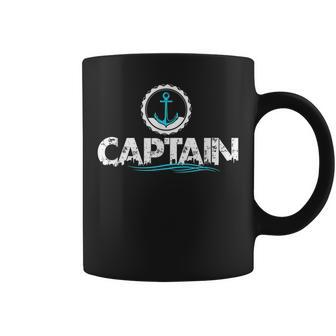 Captain Anchor Boating Sailing Gift Coffee Mug | Mazezy