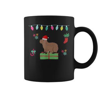 Capybara Santa-Claus Ugly Christmas Sweater Holiday Lover Coffee Mug | Mazezy