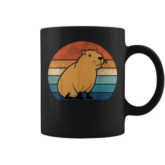 Capybara Vintage Rodent Capybara Coffee Mug - Seseable