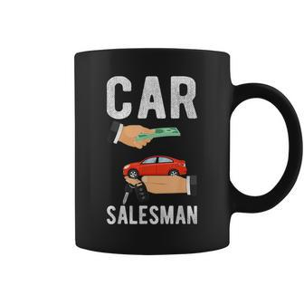 Car Salesman Funny Sales Person Outfit Salesman Coffee Mug | Mazezy