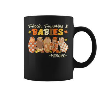 Caring For The Cutest Pumpkins Nurse Midwife Fall Coffee Mug - Thegiftio UK