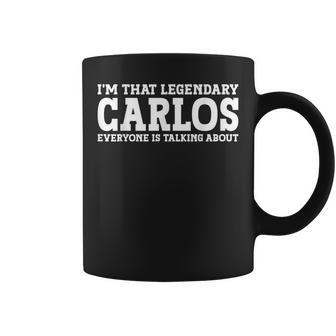 Carlos Personal Name Funny Carlos Coffee Mug - Seseable