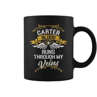 Carter Blood Runs Through My Veins Coffee Mug | Mazezy