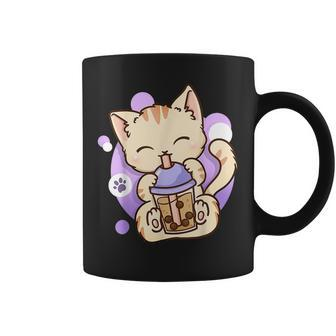 Cat Boba Anime Bubble Tea Neko Girls Kawaii Girls N Coffee Mug | Mazezy