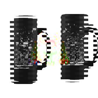 Cat Lover Tortoiseshell Cat Santa Hat Ugly Christmas Sweater Coffee Mug | Mazezy