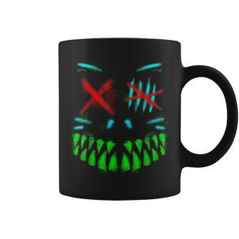 Cat Monster Cool Bright Color Graffiti Horror Idea Cool Coffee Mug | Mazezy