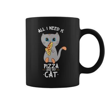 Cat Pizza T Italian Food Lover Pet Kitten Gift Idea Coffee Mug | Mazezy