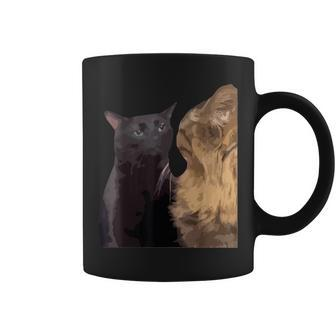 Cat Zoning Out Meme Popular Internet Meme Coffee Mug - Monsterry
