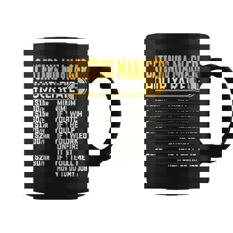 Catering Manager Hourly Rate Catering Supervisor Coffee Mug | Mazezy