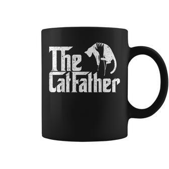 Catfather Cat Dad Funny Cat Cat Owner Coffee Mug | Mazezy