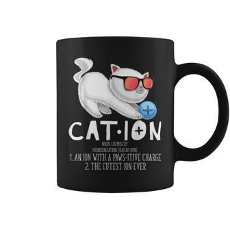 Cation Pawsitive Element Cat Chemistry Teacher Coffee Mug | Mazezy