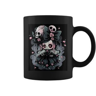 Cauldron Of Enchantment Halloween Witch Graphic Coffee Mug | Mazezy