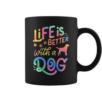 Cavador Life Is Better With My Dog Mom Dad Coffee Mug | Mazezy CA