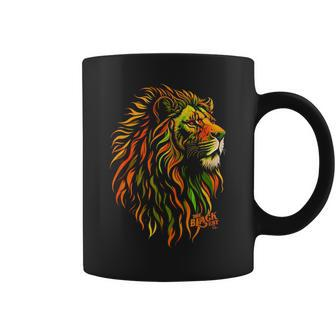 Celebrate Junenth African Lion Face Freedom Day 1865 Coffee Mug | Mazezy