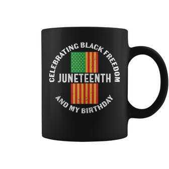 Celebrating Black Freedom Junenth Queen Melanin Birthday Coffee Mug | Mazezy