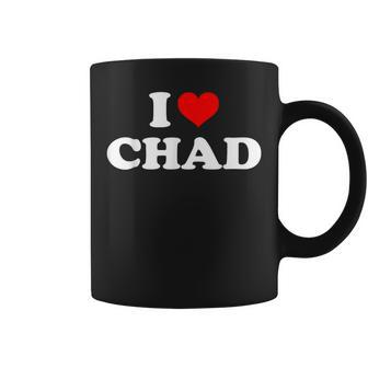 Chad I Heart Chad I Love Chad Coffee Mug | Mazezy