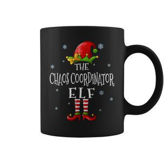 The Chaos Coordinator Elf Squad Matching Christmas Coffee Mug - Thegiftio UK