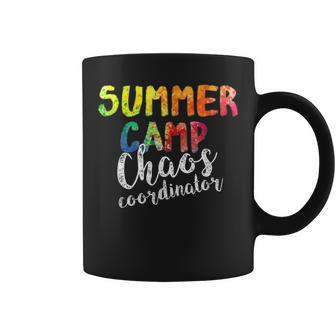 Chaos Coordinator Funny Summer Camp Counselor Summer Funny Gifts Coffee Mug | Mazezy