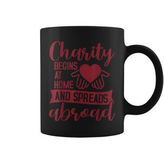 Charity Begins At Home Christian Love Jesus Coffee Mug | Mazezy