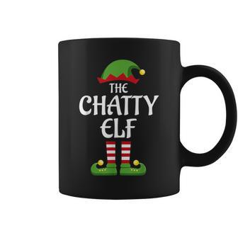 Chatty Elf Family Matching Group Christmas Coffee Mug - Seseable