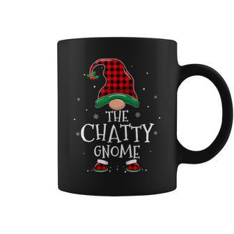 The Chatty Gnome Xmas Family Matching Plaid Christmas Gnomes Coffee Mug - Seseable